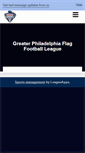Mobile Screenshot of phillyflagfootball.com