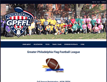 Tablet Screenshot of phillyflagfootball.com